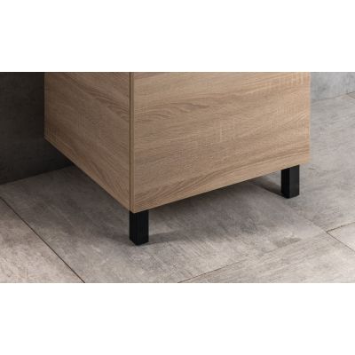 Aqualine Zoja nóżka meblowa czarna 0776R-B