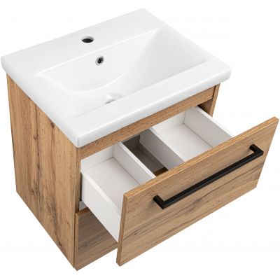 Astor Aster umywalka z szafką 51 cm dąb wotan AM-ATU-510-2N