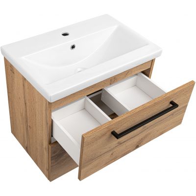 Astor Aster umywalka z szafką 61 cm dąb AM-ATU-602-0N