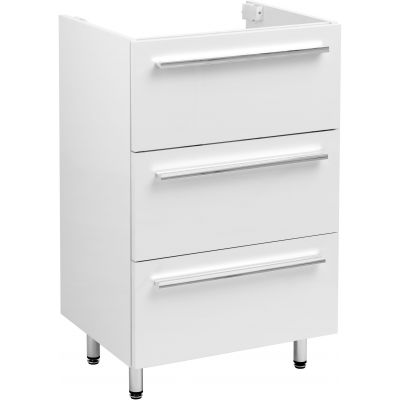 Astor Bryza umywalka z szafką 51 cm białą AM-BZU-500-27