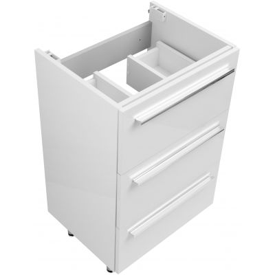 Astor Bryza umywalka z szafką 51 cm białą AM-BZU-500-27