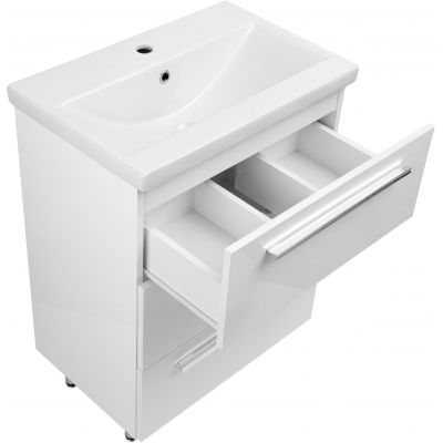 Astor Bryza umywalka z szafką 61 cm białą AM-BZU-600-27