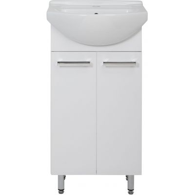 Astor Lupo umywalka z szafką 46 cm białą AM-LUD-453-27