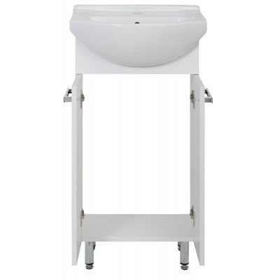 Astor Lupo umywalka z szafką 46 cm białą AM-LUD-453-27