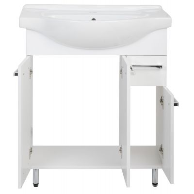 Astor Lupo umywalka z szafką 76 cm białą AM-LUD-751-27