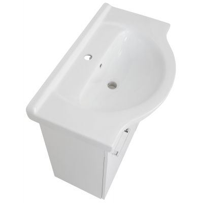 Astor Lupo umywalka z szafką 76 cm białą AM-LUD-751-27