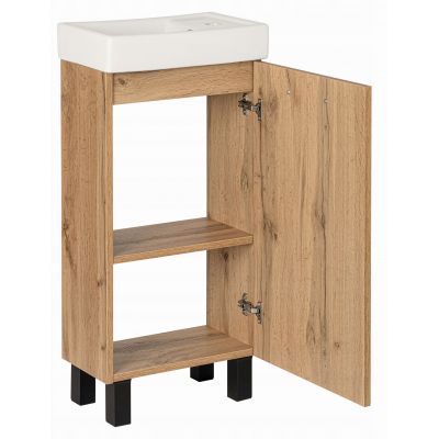 Astor Diuna Wotan umywalka z szafką 40 cm dąb AM-LUU-402-2N