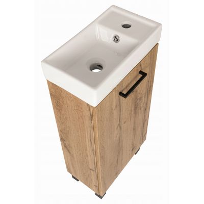 Astor Diuna Wotan umywalka z szafką 40 cm dąb AM-LUU-402-2N