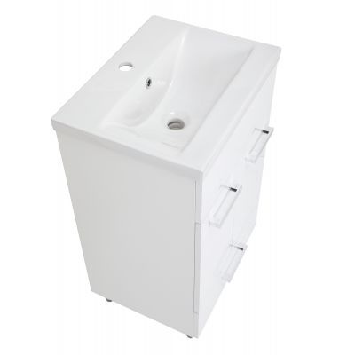 Astor Lupo umywalka z szafką 50 cm biały połysk AM-LUU-501-27