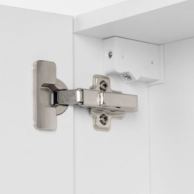 Astor Amy szafka 60x14x60 cm z lustrem biała AM-MSL-603-00