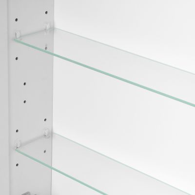 Astor Amy szafka 60x14x60 cm z lustrem biała AM-MSL-603-00