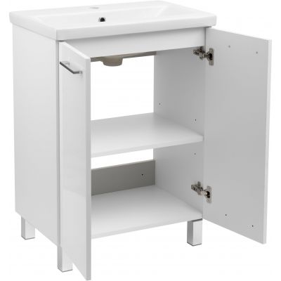 Astor Tania umywalka z szafką 61 cm białą AM-TNU-600-27