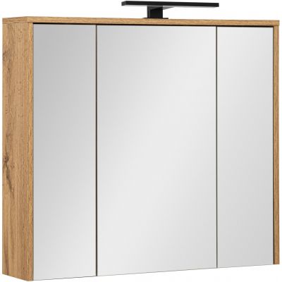 Astor Vivien szafka 80x16x70 cm z lustrem dąb AM-VNL-800-00