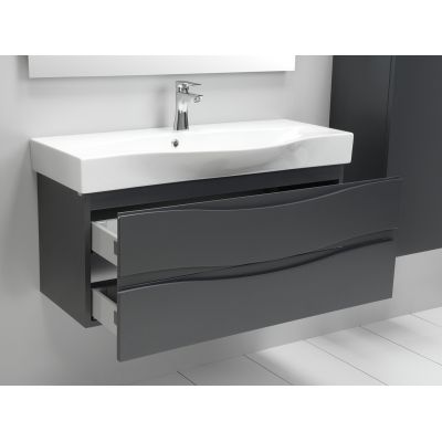 Antado Wave szafka 100 cm podumywalkowa wisząca grafit mat 667891