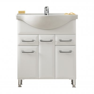 Antado Amareno szafka podumywalkowa 71 cm biały połysk B-M-240/7