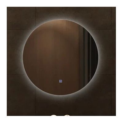 Balneo Roco lustro 70x70 cm okrągłe z oświetleniem z matą grzewczą L0101010403-7