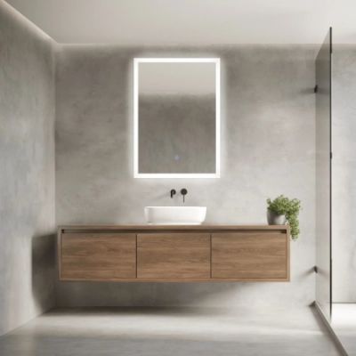 Balneo Cosmo lustro 80x120 cm prostokątne z oświetleniem z matą grzewczą L0201040707