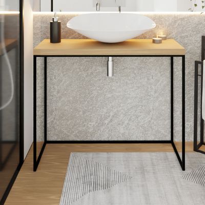 Baltica Design Andrea konsola podumywalkowa 90x35x75 cm czarna