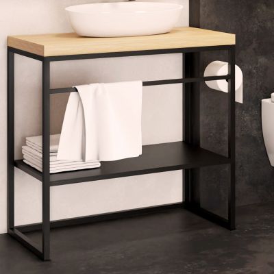 Baltica Design Linn konsola podumywalkowa 60x35x75 cm czarna