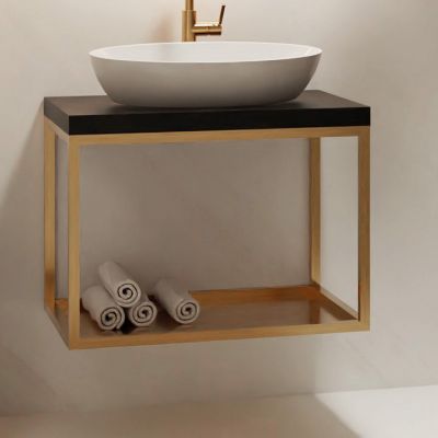 Baltica Design Hege konsola podumywalkowa 60x35x45 cm czarna