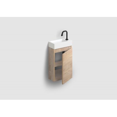 Clou Flush szafka 36x18x55 cm podumywalkowa wisząca prawa grecki dąb IB/07.16.7036.63