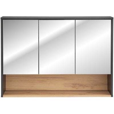 Comad Borneo szafka 100x25x75 cm z lustrem szara BORNEO COSMOS 845 FSC