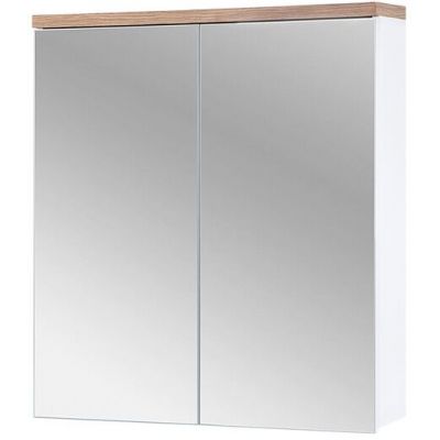 Comad Bali White szafka 60x20x70 cm z lustrem biała BALI WHITE 840 FSC