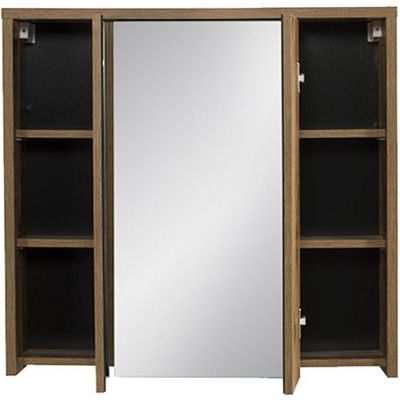 Comad Hampton Concrete szafka 80x16x75 cm z lustrem dąb HAMPTON CONCRETE 84-80