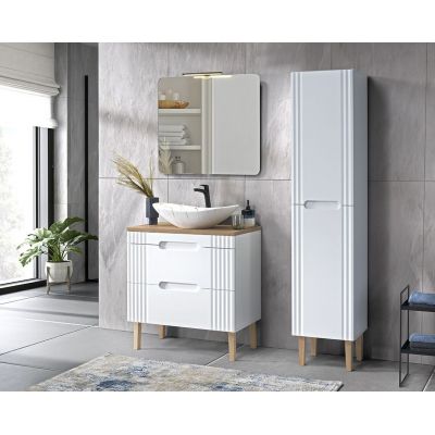 Comad Fiji szafka 80x46x62 cm podumywalkowa wisząca biała FIJI WHITE 82-80-D-2S