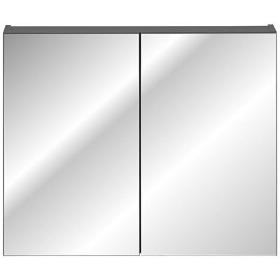 Comad Santa Fe Black szafka 80x17x65 cm z lustrem czarna SANTA FE BLACK 84-80-A-2D