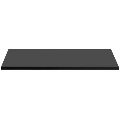 Zestaw Comad Santa Fe Black szafki 60 cm i 20 cm wiszące z blatem meblowym 80 cm czarny i umywalka Lola 40,5x33 cm biała SET-SFBL B 80CM UN.LOLA GW