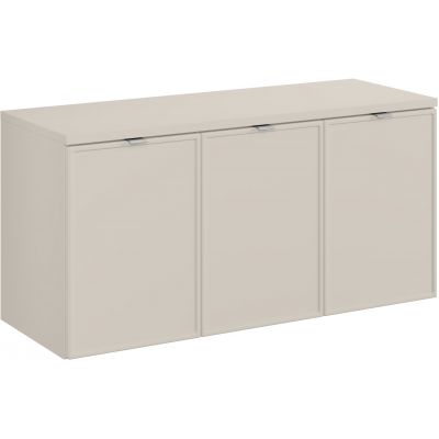 Zestaw Comad Bella Cashmere szafka 120x46x57 cm podumywalkowa wisząca z blatem kaszmir SET-BC B CASHMERE 120CM