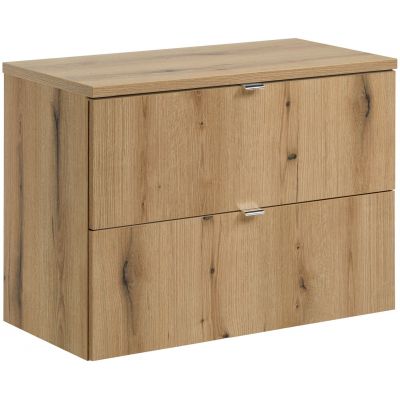 Zestaw Comad Nova Oak szafka z blatem 80 cm wisząca dąb SET-NOA B OAK 80CM S