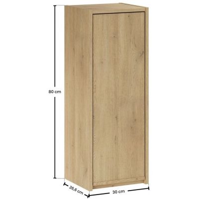 Comad Viola Cremona szafka 30x26x80 cm boczna wisząca dąb cremona VIOLA CREMONA 81-30-1D