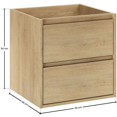 Comad Viola Cremona szafka 50x46x50 cm podumywalkowa wisząca dąb cremona VIOLA CREMONA 82-50-46-2S