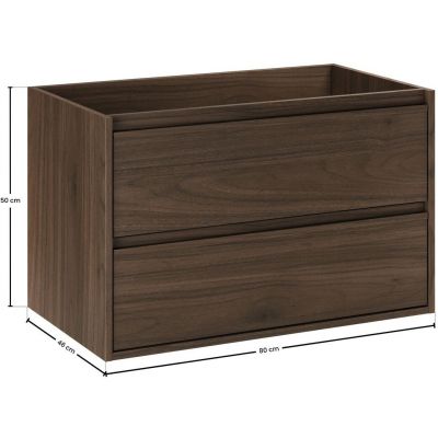 Comad Viola Villa szafka 80x46x50 cm podumywalkowa wisząca orzech villa VIOLA VILLA 82-80-46-2S