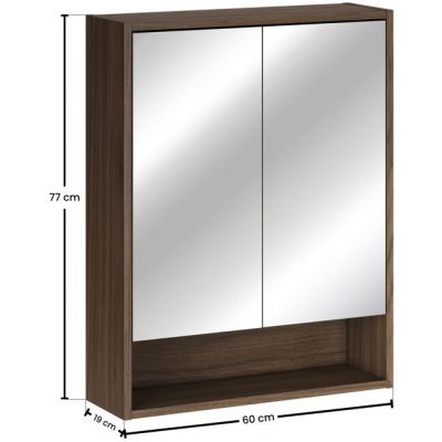 Comad Viola Villa szafka 60x19x77 cm orzech villa VILLA UN 84-60-2D