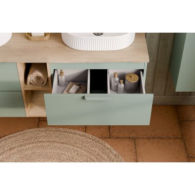 Comad Aster Green szafka 60x45,6x50 cm podumywalkowa wisząca zielony mat ASTER GREEN 82-60-46-2S