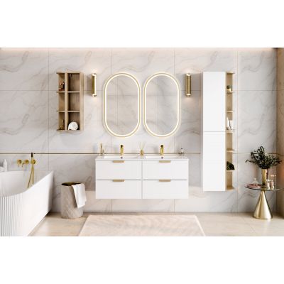 Comad Aster White szafka 30x26,6x80 cm boczna wisząca biały mat ASTER WHITE 80-30-1D