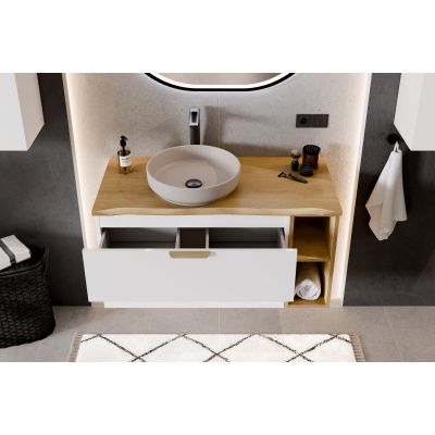 Comad Aster White szafka 80x45,6x50 cm podumywalkowa wisząca biały mat ASTER WHITE 82-80-46-2S