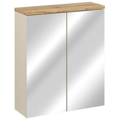 Comad Bali Cashmere zestaw meblowy 60 cm szafka stojąca z umywalką Lava i szafki boczne stojące/wiszące/lustrzana kaszmir/biały SET-BAC 60CM LAVA HC MC