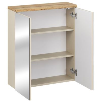 Comad Bali Cashmere zestaw meblowy 60 cm szafka stojąca z umywalką Lava i szafki boczne stojące/wiszące/lustrzana kaszmir/biały SET-BAC 60CM LAVA HC MC