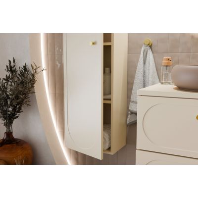 Comad Donna Sand szafka 35x25,2x140 cm boczna wisząca beż piaskowy DONNA SAND 80-35-1D