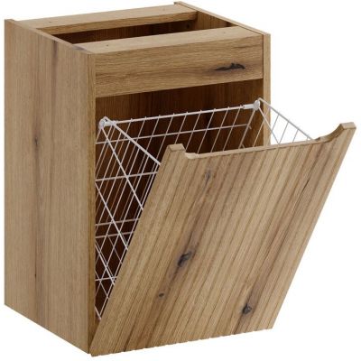 Comad Nova Coast Evoke szafka 40x39x57 cm boczna wisząca z koszem na pranie dąb NOVA COAST EVOKE 81-40-39-1DK