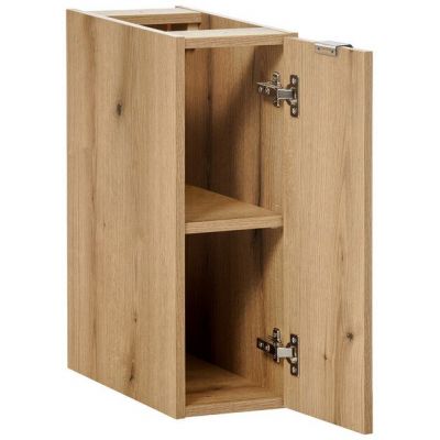 Comad Line Reed Green zestaw mebli łazienkowych szafka 140 cm podumywalkowa wisząca z umywalkami i szafka wysoka 140 cm SET-LRG B OAK 140CM UN PATI HC