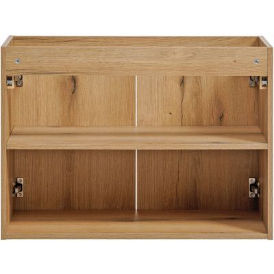 Zestaw Comad Nova Oak szafka z blatem 80 cm wisząca i szafka boczna wysoka dąb SET-NOA B OAK 80CM D HC