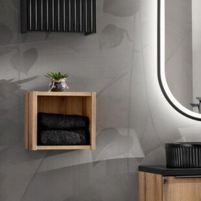 Zestaw Comad Nova White szafka podumywalkowa 80 cm biała z umywalką i szafką boczną SET-NOW B OAK 80CM D UN BEYOND 5 WH HC