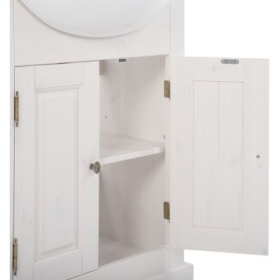 Comad Romantic szafka 85 cm podumywalkowa stojąca biała ROMANTIC 861-U85