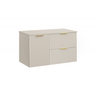 Zestaw Comad Adel Cashmere szafki 60 cm i 40 cm wiszące z blatem meblowym 100 cm kaszmir SET-ADC B CASHMERE 100CM LB