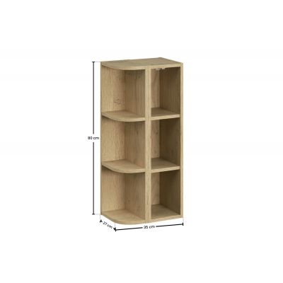 Zestaw Comad Dalia Cashmere regały otwarte 20 cm i 15 cm górne dąb SET-DC UR URSM